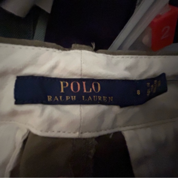 💥SALE💥Polo Ralph Lauren khaki green wide leg pants. Excellent condition. Size 8. - Picture 4 of 4
